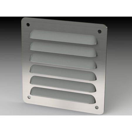 Saginaw Control & Engineering Louver Stand Kit, 4.80 in. H x 4-1/2 in. W x 0.43 in. L, 304 Stainless Steel SCE-AVK34SS